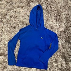 Lacoste Shirt Hoodie Boys size 8 in Royal Blue